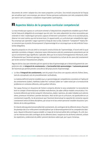 desplegament curriculum