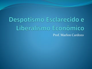 Prof. Marlon Cardozo
 