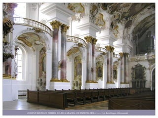 JOHANN MICHAEL FISHER. IGLESIA ABACIAL DE ZWIEFALTEN, 1741-1753, Reutlingen (Alemania)
 