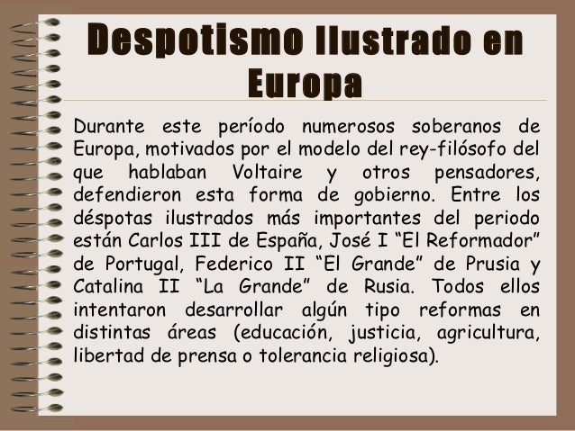 Despotismo ilustrado ilustracion