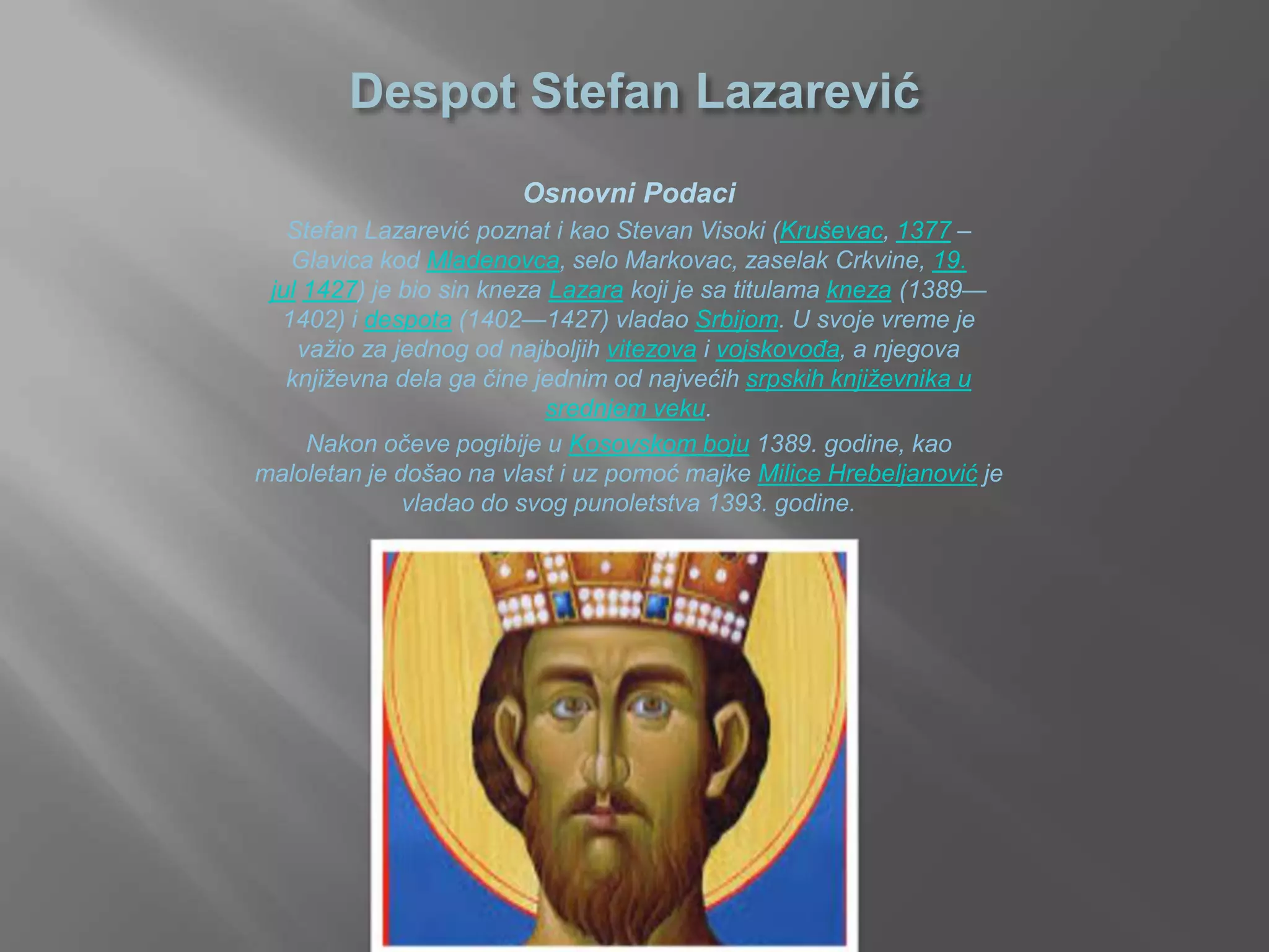 Despot Stefan Lazarevic PPTX despot-stefan-lazarevic-pptx