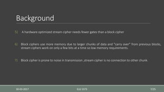 Salsa20 Cipher | PPTX