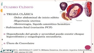 1. CUNNINGHAM G., MACDONALD P.,GANT N. Williams Obstetricia. 20a edición. Argentina: Editorial Medica
Panamericana, 1999, ...