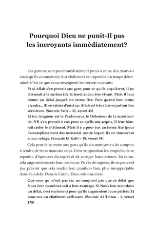 Des secrets du coran. french. français