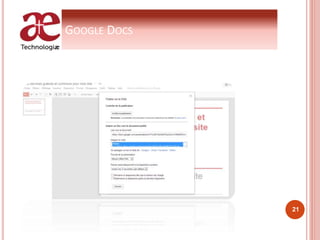 GOOGLE DOCS
21
 
