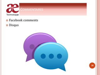 COMMENTAIRES
 Facebook comments
 Disqus
28
 