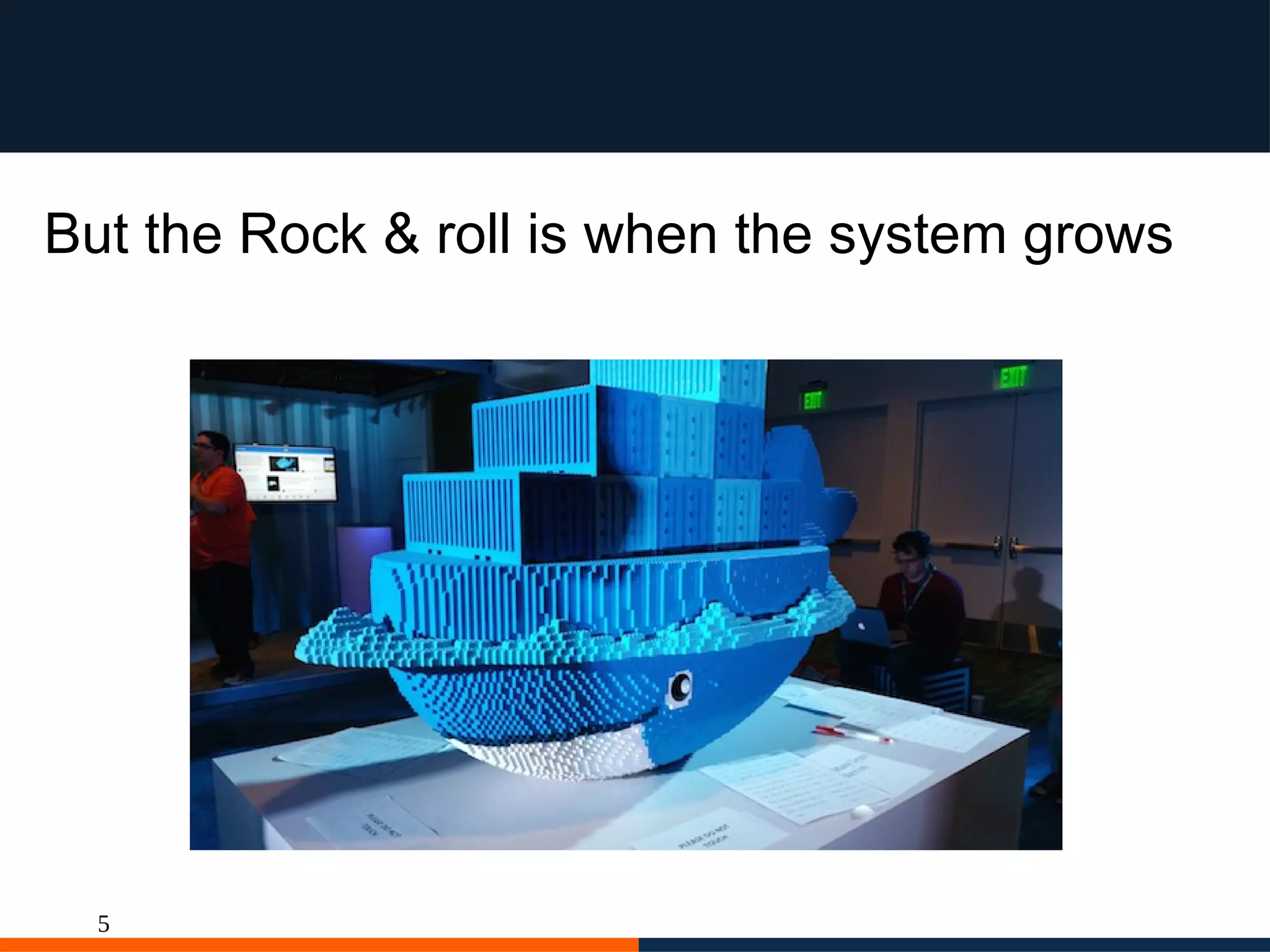 5
But the Rock & roll is when the system grows
 