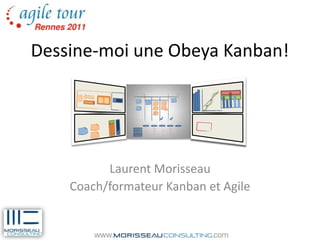 Dessine-moi une Obeya Kanban! Laurent Morisseau Coach/formateur Kanban et Agile 