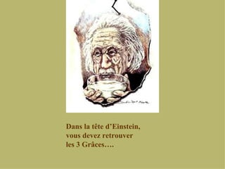 Dans la tête d’Einstein, vous devez retrouver les 3 Grâces….