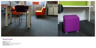 Steelcase
Segment: Public Space
Location: Paris, France
Product Details: Precious Metals Stream (9980), 1500m2
Architect/ Designer: Omen, Mrs. Florence Sautier
Flooring Contractor: LM Decor
 