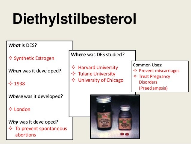 Resultado de imagen de Diethylstilbestrol