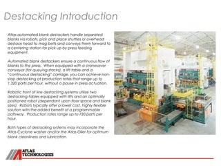 Destacking solutions | PPT