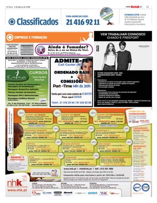 DESTAK – Lisboa – 04.03.2008