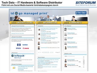Tech Data – IT Hardware & Software Distributor
Führt mit uns Social Media-basierte Vertriebskampagnen durch
 
