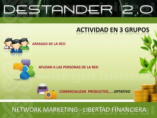 Por cada Persona que asocias a TU RED….TE PAGAN!