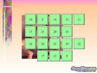 9 24 22 10 11 16 13 17 21 18 20 12 23 19 14 15 8 