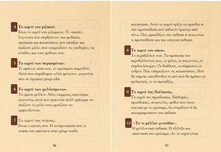 Î·Ù¿ÛÙ·ÛË. ∞˘Ùﬁ ÙÔ ¯·ÚÙ› ÔÚ›˙ÂÈ ÙÔ ÂÌﬁ‰ÈÔ ‹
4 ∆Ô ¯·ÚÙ› ÙÔ˘ ÚÈ˙ÈÎÔ‡.
                                                      ÙËÓ ÚÔ¸ﬁıÂÛË Ô˘ Èı·ÓﬁÓ ¤Ú¯ÂÙ·È ·ﬁ
  ∂›Ó·È ÙÔ ¯·ÚÙ› ÙÔ˘ ÚÈ˙ÒÌ·ÙÔ˜. ∆È «·Ù¿˜».
                                                      Û¤Ó·. ¶Ò˜ ÂÌÔ‰›˙ÂÈ˜ ÙËÓ ¤Î‚·ÛË ‹ ÔÈ· Â›Ó·È
  °ÂÁÔÓﬁÙ· Ô˘ Û˘Ì‚·›ÓÔ˘Ó Î·È ÊÔ‚¿Û·È,
                                                      Ë ÚÔ¸ﬁıÂÛË ÁÈ· ÙËÓ ÂÈÙ˘¯‹ ¤Î‚·ÛË.
  ÚﬁÛˆ· Î·È Î·Ù·ÛÙ¿ÛÂÈ˜ Ô˘ ¤·ÈÍ·Ó Î·È
  ·›˙Ô˘Ó ÚﬁÏÔ, Ô˘ ÂËÚÂ¿˙Ô˘Ó ÙÈ˜ ÂÈı˘Ì›Â˜, ÙÈ˜
                                                    8 ∆Ô ¯·ÚÙ› ÙÔ˘ Ô›ÎÔ˘.
  ÂÏ›‰Â˜ Î·È ÙÔ˘˜ Êﬁ‚Ô˘˜ ÛÔ˘.
                                                      ∆Ô ÂÚÈ‚¿ÏÏÔÓ ÛÔ˘. ∆· ÚﬁÛˆ· ÙÔ˘
                                                      ÂÚÈ‚¿ÏÏÔÓÙﬁ˜ ÛÔ˘, ÔÈ Ê›ÏÔÈ, ÔÈ Û˘ÁÁÂÓÂ›˜, ÔÈ
5 ∆Ô ¯·ÚÙ› ÙˆÓ ÂÚ·ÛÌ¤ÓˆÓ.
                                                      Û˘Ì‚Ô˘Ï¿ÙÔÚÂ˜. √È ‚Ô‹ıÂÈÂ˜, ÔÈ Û‡ÌÌ·¯ÔÈ, ÔÈ
  ∆È ·Ê‹ÓÂÈ˜ ›Ûˆ ÛÔ˘, ÙÔ ÚﬁÛÊ·ÙÔ ·ÚÂÏıﬁÓ.
                                                      Â¯ıÚÔ›. ¶Ò˜ ÂËÚÂ¿˙Ô˘Ó ÙÈ˜ Î·Ù·ÛÙ¿ÛÂÈ˜. ¶Ô‡
  ∞˘Ù¿ Ô˘ ÛËÌ¿‰Â„·Ó ·ÏÏ¿ ÊÂ‡ÁÔ˘Ó, ÁÂÁÔÓﬁÙ·
                                                      ı· ¤ÚÂÂ ·Â˘ı˘ÓıÂ›˜ ‹ ·ﬁ Ô‡ ı¿ Ú¤ÂÈ Ó·
  Ô˘ ÛÂ ¤ÊÙ·Û·Ó Ì¤¯ÚÈ Â‰Ò.
                                                      Ê˘Ï·¯ÙÂ›˜, ÙÈ Ó· ÚÔÛ¤ÍÂÈ˜.

6 ∆Ô ¯·ÚÙ› ÙˆÓ ÌÂÏÏÔ‡ÌÂÓˆÓ.
                                                    9 ∆Ô ¯·ÚÙ› ÙË˜ ‚Ô‡ÏËÛË˜.
  ∆Ô ¿ÌÂÛÔ Ì¤ÏÏÔÓ. ¡¤Â˜ ÂÈÚÚÔ¤˜, Î·ÈÓÔ‡ÚÈ·
                                                      ∆Ô ¯·ÚÙ› ÙË˜ ÚÔÛ‰ÔÎ›·˜. ∂Èı˘Ì›Â˜,
  ÁÂÁÔÓﬁÙ·, ·˘Ù¿ Ô˘ ¤Ú¯ÔÓÙ·È ÔÏ‡ ÁÚ‹ÁÔÚ· Ó·
                                                      ÚÔÛ‰ÔÎ›Â˜, ·Ó·ÛÙÔÏ¤˜, Êﬁ‚ÔÈ Ô˘ ¤¯ÂÈ˜
  ·›˙Ô˘Ó ÙÔ ÚﬁÏÔ ÙÔ˘˜ ·Ú¯›˙Ô˘Ó Ó·
                                                      Û¯ÂÙÈÎ¿ ÌÂ ÙÔ ÂÚÒÙËÌ·, ı· ÛÙËÚ›ÍÔ˘Ó ‹ ı·
  ÂÌÊ·Ó›˙ÔÓÙ·È.
                                                      Î·Ù·ÎÚËÌÓ›ÛÔ˘Ó ÙËÓ ¤Î‚·ÛË.

7 ∆Ô ¯·ÚÙ› ÙË˜ ÛÙ¿ÛË˜.
                                                    10 «∆Ô ÙÈ Ì¤ÏÏÂÈ ÁÂÓ¤Ûı·È».
  ∂›Ó·È Ô Â·˘Ùﬁ˜ ÛÔ˘. ∏ ·ÓÙÈÌÂÙÒÈÛ‹ ÛÔ˘, Ë
                                                       ∏ ÌÂÏÏÔÓÙÈÎ‹ ¤Î‚·ÛË. ∏ ÂÍ¤ÏÈÍË Î·È
  ÛÙ¿ÛË ÛÔ˘ ·¤Ó·ÓÙÈ ÛÙËÓ Ì¤¯ÚÈ ÙÔ‡‰Â
                                                       ·¿ÓÙËÛË ÛÙÔ ÂÚÒÙËÌ·. ∞Ó ÙÔ ¯·ÚÙ› Â›Ó·È


                       56                                                 57
 