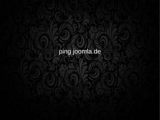 ping joomla.de
 