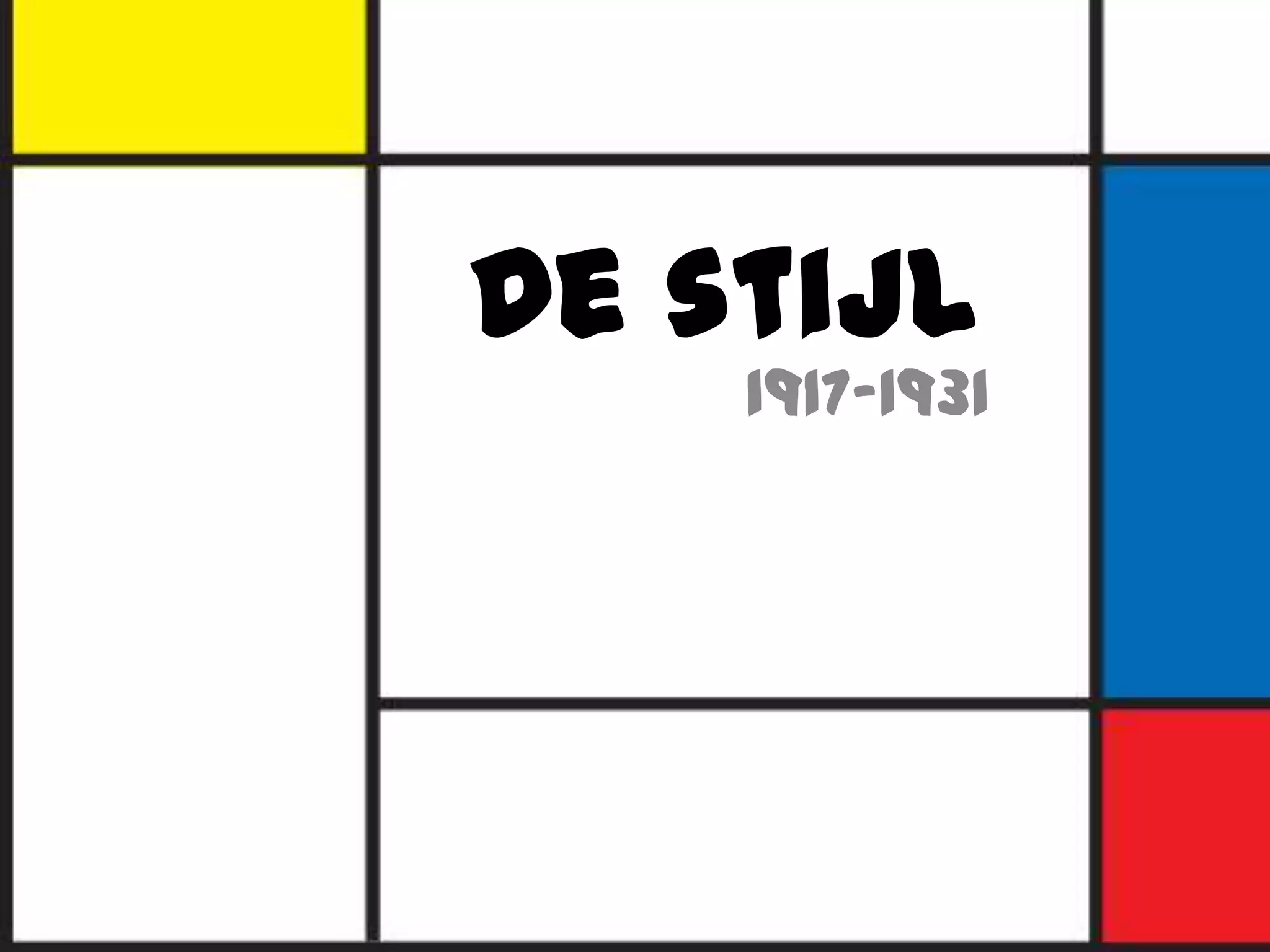 De Stijl PPTX de-stijl-pptx