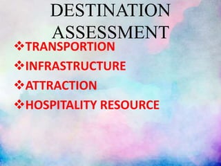 Destination Assessment Example MS.TLE Destination | PPTX