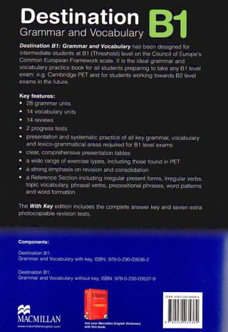 Destination b1-grammar-vocabulary-with-answer-key