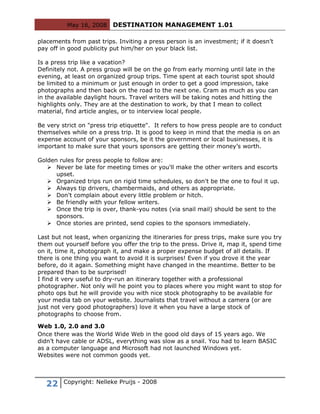 Destination Management 101