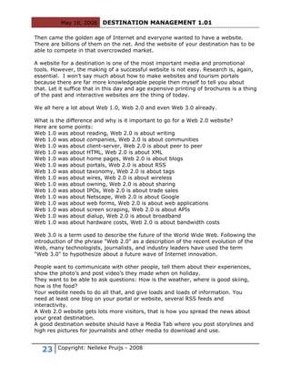 Destination Management 101