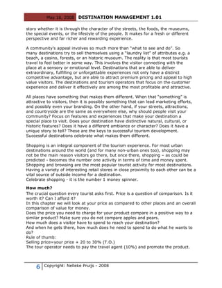 Destination Management 101