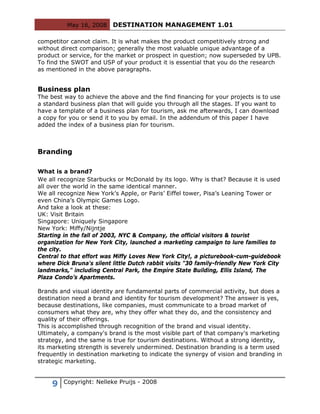 Destination Management 101