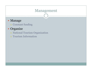 Destination Management Course