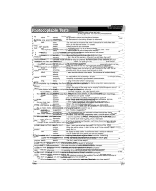 Word patterns
accuse accuse sb of They accused me of stealing some money!
addicted addicted to I'm glad I’m not addicted to drugs.
admire adfnire SD for 1 really admire you for everything you’ve achieved.
advantage an advantage of One advantage of MP3 players is tnat they're very small.
advert(isemeRt) an advertisement) for Have you seen that really funny aơưert(isement) for coffee?
advise advise against 1 would advise against studying dll night.
afraid afraid of I'm afraid of the dark.
agree agree (with sb) about 1 don’t agree with you about that.
allergic allergic to My mum is allergic to gold, so she can’t wear any gold jewellery.
amazed amazed at/by We were all amazed at/by the tricks the magician did.
angry angry (witn sb) about Are you angry with me about something?
apologise apologise (to sb) for Simon apologised to me for losing my pen.
apply apply for Yiota has applied for a job at the new hotel.
approve approve of 1 don’t approve of kids lying to their parents.
argue argue (with sb) about i aon’t want to argue with you aoout something so unimportant!
argument an argument (with sb)
about
1 had on argument with my dad about how much pocket money 1 get.
arrive arrive at Let’s have dinner as soon as we arrive at the hotel.
arrive arrive in 1 hope it’s not raining when we arrive in Manchester.
ashamed ashamed of Aren't you ashamed of what you did?
ask ask (sb) about Why aon’tyou ask your dad about the party?
ask ask for Ed asked for a pencil, so 1 lent him one.
aware aware of i'm not aware of any flights being cancelled.
begin begin sth with Let’s begin the lesson with a revision test.
beiieve believe in Do you believe in UFOs?
belong belong to Do these belong to you?
biame biame sth on 1 blame the accident on Jake.
blame biame St) for Ycu can't blame Susie for what happened.
book a book (by sb) about 1 read a great book by an English writer about travelling around Europe.
bored Dored with I’m bored with watching this film.
borrow borrow sth from You can borrow some money frcrv me, if you like.
buy buy sth from Where did you buy your new shoes from?
capable capable of minutes? Are you capable of holding your breath under water for two
care care about Everyone should care about protecting the environment
careful careful with Please be careful With that vase - it was my grandmother’s.
change change sth (from sth) into In the story, the witch changes Tho prince from a man into a frog,
chat chat (to sb) about I’ll have a chat to Mrs Peters about your marks.
cheat cheat at/in You should never cheat at cards.
You didn’t cheat in the exam, did you?
choose choose between 1 love both my brother and my sister and 1 can’t choose between them.
close close to The Town Hall is quite close tc my house.
combine combine sth with If you combine oxygen with hydrogen you get water.
comment comment on The politician retuseơ to comment on the situation.
communicate communicate with 1 communicate with my cousins in Australia by e-mail.
compare compare 5th to/with I'd like you to compare your compositicn to/with your partner's
composition.
complain complain {to sb) about I’m going to complain tc the manager about this.
confuse confuse sth with 1 think you’ve confused me with someone else.
congratulate congratulate SD on The coach congratulated us on winning the final.
208
Word patterns
connect connect 5th to/with Can you connect this wire to/with this one?
continue continue with Continue with your work and I'll be back in a moment.
cope cope with 1 can’t cope with all this homework!
covered covered in/with My shoes are covered in/with mud.
crazy crazy about Marshall is crazy about video games.
criticise criticise sb for Don’t criticise me for asking questions in class!
cure a cure for Will they ever find a cure for this disease?
damage damage to Did the storm do a lot of damage to your house?
deal deal with I’ll deal with that problem tomorrow.
decide decide on Have you decided on the music for your party?
depend depend on Going to see your cousins this weekend depends on the weather.
describe describe sth as ‘Wouldyou describe him as tall?’ the police officer asked.
die die from/of You won’t die from/of a cold!
difference a difference between What's the difference between a crocodile and an alligator?
different different from/to This song is very different from/to their last one.
difficult difficult for It must be difficult for Peter, having so many sisters.
disappointed disappointed with 1 like that actor, but 1 was disappointed with his last film.
disconnect disconnect sth from I'll disconnect the TV from the wall before 1 go to bed.
embarrassed embarrassed about I’m a bit embarrassed about what 1 did at the party last night
enthusiastic enthusiastic about John is really enthusiastic about the karaoke competition.
escape escape from How did they escape from prison?
explain explain sth to Let me explain the rules of the game to you.
familiar familiar with We might need a map because I'm not very familiar with the area.
famous famous for This area is famous for cheese and pasta.
fan a fan of If you’re a fan of Tony DeVito, you’ll love his latest album.
far far from Is the cinema far from here?
fed up fed up with I’m fed up with working hers.
feel feel like What do you feel like doing this weekend?
fight fight against The two countries once fought against each other in a war.
fill fill sth with She filled the trolley with food.
fond fond of I’m really fond of my dog!
forget forget about I'd completely forgotten about the party!
forgive forgive sb for I'll never forgive you for what you’ve ơoneỉ
frightened frightened of Are you frightened of flying?
full full of The cupboard is full of food.
game a game against In a game against a local school 1 scored four goals.
glance glance at 1 glanced at Clare and 1 could see that she was upset.
good good at What sports are you good at?
guilty guilty of He was found guilty of murder.
happen happen to What happened to you?
happy happy about/with David seemed to be happy about/ with his exam results, anyway.
help help (sb) with Can 1 help you with that?
hide hide sth from sb You can’t hide anything from me!
idea an idea about I’ve got no idea about computers.
increase an increase in There's been an increase in traffic in the town centre recently.
influence an influence on My.uaclẼ.ì)Bs±a±ẵ.strongjnfỉuence. ____________
inform inform sb about Please inform a member of staff about any problems you may have.
information information about I’d like some information about the local area, please.
insist insist on My dad insists on my being home by ten o'clock.
interested interested in I’m quite interested m history.
invite invite sb to I’m going to invite everyone to my party.
involved involved in When did he first become involved in crime?
Word patterns
jealous jealous of I'm jealous of Katy because she always has such nice clothes!
joke a joke about Trisha told us a joke about two penguins.
keen keen on I'm not very keen on spicy food.
kind kind to You’ve been very kind to me. Thank you!
kind a kind of Haddock is a kind offish.
know know about Do you know anything about astronomy?
late late for Hurry up or we’ll be late for school.
laugh laugh at Your problems will seem less serious if you can laugh at them.
learn learn about We're learning about dinosaurs at school at the moment.
lend lend sth to 1 haven't got any money because 1 lent €100 to Richard.
letter a letter (from sb) about 1 got a letter from Miranda about her new job.
listen listen to In my free time, 1 like to listen to music.
look look at What are those people looking at?
married married to My brother is married to a woman called Margo.
nervous nervous about I'm really nervous about appearing in the school play.
number a number of I've got a number of books about horses.
opinion an opinion about/of What's your opinion about/of classical music?
part take part in Have you ever taken part in a talent contest?
pay pay for We paid for dinner by credit card and left.
picture a picture of This is a picture of a family on holiday in Africa.
pleased pleased with Are you pleased with your exam results?
popular popular with This band is very popular with teenagers.
prepare prepare for How do you prepare for a big match?
prevent prevent sb from The wall is designed to prevent the animals from leaving.
proud proud of I'm sure your parents are very proud of you.
provide provide sb with The college provides all the students with books.
punish punish sb for You shouldn't punish someone for telling the truth.
question a question about Can 1 ask you a question about the maths test?
ready ready for Are you ready for your exam tomorrow?
reason a reason for What was the reason for his anger?
receive receive sth from At the end of the course, you'll all receive a certificate from the college.
recipe a recipe for My mum has got a great recipe for chocolate cake.
recover recover from 1 hope you’ve recovered from your injury.
refer refer to 1 realised Doug was in charge when one of the others referred to him
as ‘the boss'.
relationship a relationship with Do you have a good relationship with your parents?
rely rely on You can always rely on Andrew.
remind remind sb of Who does this picture remind you of?
remove remove sth from You have to remove this piece of card.
reply reply to Don't forget to reply to Kelly's letter, will you?
responsible responsible for Who’s responsible for cleaning the classroom?
result result in Falling out of the tree resulted in me going to hospital!
save save sth from We've got to save lots of animals from becoming extinct.
scared scared of Hold my hand - there’s nothing to be scared of.
send send sth to sb I’m going to send some photographs to Irene.
serious serious about If you’re serious about being a doctor, I’ll give you some advice.
share share sth with I’ll share this bar of chocolate with you.
short short of I'm very short of money!
similar similar to Horse meat tastes a little similar to beef, or lamb.
smell smell of These sweets smell of flowers.
smile smile at Smile at the camera!
solution a solution to 1 hope we can find a solution to that problem soon.
sorry sorry about/for I’m sorry about/for what 1 said to Susie.
210
Word patterns
spend spend sth on What do you spend your pocket money on each week?
succeed succeed in 1 really hope you succeed in all your exams.
suitable suitable for This film is not suitable for children under the age of 15.
sure sure aboirt/of I'm not sure about/of the answer.
surprised surprised aựby We were all surprised at/by Tom’s decision to give up football.
talented talented at Cilia is really talented at singing.
talk talk (to sb) about What were you talking to James about?
tell tell sb about I’ve got something to tell you about.
think think about I’m going to think about that carefully.
tired tired of I’m tired of helping people and not even getting a ‘thank you’ for it.
translate translate (from sth) into The notice had been translated from Japanese into English.
type a type of How many types of music can you think of?
wait wait for Are you waiting for a taxi?
work work as I’ve always wanted to work as a lawyer.
work work for Rupert isn't a bad boss to work for.
worry worry about I’m very worried about Tracy.
write write (to sb) about Write to your grandma about what you bought with your Christmas
money.
wrong wrong about 1 think Serena is wrong about lan - he seems really nice to me.
wrong wrong with There’s something wrong with my watch. What time is it?
211
Word formation
able ability
disabled
unable
1 admire your ability to speak so many different languages. Lots of disabled
people have jobs.
I'm unable to attend the meeting tomorrow.
act action
actor
active
inactive
They say that actions speak louder than words.
1 would love to be an actor.
Johnnie is six years old, so he’s very active and has a lot of energy. I've been a
bit inactive since 1 got a job in an office.
add addition The team is much better with the addition of Simon Jones.
admire admiration I’m full of admiration for Jamie.
advice advise
adviser
1 would advise you not to get that MP3 player.
Phil works as a housing adviser for the local council.
afford affordable The homes we sell are very affordable.
agree agreement
disagree
We’re all in agreement about this. I'm afraid 1 disagree.
art artist
artistic
Picasso was a great artist.
Ralph has always been artistic and he loves drawing.
assist assistant
assistance
My mum has an assistant at work who helps her.
The police officer offered her assistance to the old woman.
athlete athletic
athletics
You need to be very athletic to play volleyball.
When we go to the Olympics, 1 want to see the athletics.
attract attractive
attraction
The south of England is really attractive at this time of year.
The old castle is probably the most popular attraction in this area.
back backwards Have you ever tried running backwards?
bake baker
bakery
The baker is making a cake for the party. I’ll go to the bakery to get some bread.
beg beggar 1 was surprised to see beggars on the streets of London.
begin began
begun
beginner
beginning
The lesson began at ten o’clock.
We’d already begun when Sam arrived.
She lost the game, but she is only a beginner.
1 missed the end of the film, but 1 saw the beginning.
belief believe
believable
unbelievable
1 don't believe you!
The film was completely believable. That's unbelievable! It can't be true!
bend bent 1 had an accident on my bike and now the front wheel is bent.
boil boiler
boiling
There’s a problem with the boiler, so there's no hot water. The pan was full of
boiling water.
bore boring
bored
This game is really boring. Let’s do something else. The start of the film was
okay, but 1 soon got bored.
boss bossy Stop telling me what to do and don't be so bossy all the time!
brave bravery The police officer got an award for bravery.
break broke
broken
breakable
unbreakable
1 dropped the cup on the floor and it broke.
You can’t use my MP3 player because it’s broken. Are these pots breakable?
This window is made out of unbreakable glass.
care careful
careless
Be careful!
1 made a lot of silly mistakes because 1 was careless.
centre central They live in central London.
certain certainly
certainty
The weather is certainly getting better, isn't it? ‘Matt must have left, ’ George said
with certainty.
chemist chemical
chemistry
Sodium is a chemical.
1 like doing chemistry at school.
child children
childhood
1 watched some children playing in the playground. My mum spent her childhood
in France.
212
Word formation
choose chose
chosen
choice
Sylvia finally chose chocolate ice cream, ake the book you have chosen dnri get
it stamped by trie librarian. You have a choice - you can either have strawberry or
chocolate ice cream.
circle circular Our ơming table is circular.
collect collection
collector
John has got a great collection of football shirts. 1 sold my Old stdmpi* to a
collector.
comedy comedian My favourite comedian is Jim Carrey.
comfort comfortable
uncomfortable
That sofa looks very comfortable, doesn't it?
After four hours on the plane, 1 was beginning to feel uncomíortaũle.
communicate communication This course is designed to improve your communication skills.
compare comparison You can't ơraw a comparison between Tim and Alex - they’re completely
different.
compose composition
composer
Please give me your compositions on Thursday. Mczart is my favourite
composer.
conclude conclus'on
- _______________________________________________ . .. .
I’ve comc to the conclusion that exams are useful.
confident confide nee You need confidence to perform in public.
confuse confused
confusion_________________________________________________________ -
___________________n -.|
I'm still ccnfused about what happened.
There was a Lot of confusion when the fire alarm went off.
connect connection
disconnect
My connection to the internet costs about €30 a month.
You need to disconnect the DVD player from the TV before you connect the
PlayStation.
cook cooker
cookery
We bought a new gas cooker yesterday. Can 1 borrow your cookery hook?
correct correction
incorrect
I've maơe a few corrections to your article. I’m afraid that’s incorrect.
courage courageous That was very courageous of you.
danger dangerous It’s dangerous to drive very fast.
decide decision So, what's your final decision?
deep deeply
depth
That’s when 1 fell deeply in love with him. What's the ơepth oftne swimming
pool?
deỉrver delivery There's a van outside - are you expecting a delivery?
depart departure British Airways announces the departure of flight 8A 632 to Moscow.
destroy destruction
destructive
We’ve got to stop the destruction of the local environment. Storms can be very
destructive.
direct direction Which direction did he go in?
divide division I'm good at multiplication, but not division.
drive drove
drven
driver
1 can’t believe you drove all the way to Rans.
Can electric cars be driven on the roads n the UK? 1 asked the taxi driver to
slow down.
educate education Every child should get an education.
elect election Who are you going ĨO /ore for in the election?
emotion emotional Nigel IS quite an emotional person and gets iipset very easily.
employ employment
unemployment
employer
employee
unemployed
What kind of employment are you looking for, Mr Rogers? Unemployment is a
really big problem in this area.
Your employer is responsible for providing training.
Our boss doesn't always let all the employees know what’s happening. My
uncle has been unemployed for more than five years now.
energy energetic Jack IS really energetic. 1 can’t keep up with him!
entertain entertainment here isn't much entertainment in the even mgs in my town.
equal equality
unequal
1 believe in equality for women.
They had 15 people in their team and we only had 12, so It was unequal.
examine exam(ination) I’ve got a French exam(;notion) tomorrow. examine
1.
The examiner A/as very friendly.
213
Word formation
except exception Everyone, with the exception of James, passed the test.
excite excitement
exciting
excited
Come to Adventure World for fun and excitement! Swimming with dolphins must
be really exciting. I'm so excited about Georgia’s party!
exhibit exhibition Have you seen the Egyptian exhibition at the museum?
expense expensive
inexpensive
It’s nice, but isn't it a bit expensive?
The clothes in that shop are good quality, and quite inexpensive.
express expression
expressive
What does the expression ‘save someone’s bacon' mean? French seems to
me to be a very expressive language.
fame famous I'm quite shy, so 1 don’t think I'd like to be famous.
fascinate fascination
fascinating
Where did your fascination for cars come from? I’ve always found cars
fascinating.
feel felt
feeling
feelings
I've never felt so happy in my whole life.
1 have a feeling that I’ve been here before. You really hurt my feelings last
night.
fly flew
flown
flight
A bird flew past the window.
Have you ever flown in such a small plane? Our flight leaves at three in the
morning.
fog foggy It was so foggy 1 couldn’t see my feet!
forgive forgave
forgiven
forgiveness
Colin apologised, so / forgave him. I’ve forgiven you.
I’m asking for your forgiveness.
free freedom People often have to fight for their freedom.
garden gardener
gardening
My grandfather is an amateur gardener. Gardening is a very relaxing pastime.
hand handful
handle
1 asked my dad for some money and he gave me a handful of coins.
Put the money in, pull the handle and your chocolate bar comes out here.
happy unhappy
happiness
unhappiness
You seem a little unhappy. Can 1 help?
1 don't think that money brings you happiness. There’s a lot of unhappiness in
the world.
hate hatred Why is there so much hatred between people from these two countries?
help helpful
unhelpful
helpless
Thank you, you've been very helpful.
That shop assistant was really unhelpful.
1 felt helpless and didn't know what to do.
hero heroic
heroine
The story was all about two heroic young men. The heroine of the book finally
gets married.
history historic
historian
It’s a(n) historic building.
1 want to be a(n) historian.
honest dishonest
honesty
1 don't like people who are dishonest.
Honesty is a very important quality in a friend.
identify identity
identical
She hid her identity by wearing a disguise. These two pictures are identical.
imagine imagination
imaginative
Theresa has got a lot of imagination. Your story was really imaginative.
inform informative
information
Your e-mail was very informative - thanks.
Have they got any more information about the explorers yet?
instruct instruction
instructor
Listen carefully to the instructions before you do the exercise. She’s a driving
instructor.
intelligent intelligence It’s not easy to measure the intelligence of chimpanzees.
intend intention
intentional
It wasn't my intention to upset you.
It wasn’t intentional! 1 did it by mistake!
introduce introduction 1 didn’t read the introduction to the book.
invade invasion
invader
Julius Caesar led the Roman invasion of Britain. Local people fought against the
invaders.
jog jogging
jogger
1 go jogging every morning.
The park is full of joggers in the morning.
214
Word formation
judge judgement Nobody was surprised at the judgement- not even the criminal himself.
lie liar You're a liar!
lying Lying to your friends IS very bad.
life live 1 used to live in Canada.
alive I'm glad I’m alive!
long length 1 swam the length of the swimming pool.
luck lucky
unlucky
luckily
unluckily
Do you think you’re a lucky person generally? We were unlucky to lose the
match.
Luckily, 1 won the game.
Unluckily, our car broke down.
measure measurement They took measurements of the level of pollution in the river.
medicine medical Is it a serious medical problem?
memory memorise
memorial
Do we have to memorise all these irregular verbs? There’s a memorial to Mr
Watkins in the school garden.
music musical Do you have much musical talent?
musician It’s not easy becoming a professional musician.
nation nationality
national
international
What's her nationality? Is she French? Tomorrow is a national holiday.
We’re an international organisation.
nature natural
naturally
It's an area of great natural beauty. Is your hair naturally curly?
noise noisy
noisily
It’s very noisy in here! 1 can’t hear what you're saying.
Larry came in at four in the morning and noisily took his boots off.
occupy occupation The form asked for my occupation and 1 wrote ‘Student’.
office officer A police officer saw the man take the bicycle and started to chase after him.
official They haven't made an official announcement of the reason for the
delay yet
unofficial The decision is unofficial until the boss signs the agreement.
pain painful
painless
My knee is very painful.
The operation is painless - it won’t hurt at all.
peace peaceful
peacefully
You looked very peaceful when you were asleep.
The dog was sleeping peacefully when it suddenly heard a noise.
perfect perfection You can make your painting better and better, but perfection is impossible.
imperfect Don’t feel too bad about what you did. We’re all imperfect.
person personality
personal
Fiona has got a great personality.
I’ve got a few personal problems to sort out.
play player
playful
One of the players was injured when he scored a goal. My baby brother is very
playful.
pollute pollution
polluted
There are lots of different kinds of pollution. Polluted rivers are not safe to swim
in.
predict prediction
predictable
unpredictable
My prediction is that City will win the match 2-0 on Sunday. You're so
predictable -1 knew you were going to say that! Be careful! Their dog is quite
unpredictable.
prefer preference
preferable
I’d like pizza, but that’s just my personal preference. 1 think flying is
preferable to going there by train.
prepare preparation The key to a good performance is a lot of preparation.
prison prisoner The prisoner asked the guard for a blanket.
recommend recommendatio
n
We made a number of recommendations to the manager.
reduce reduction There’s been a small reduction in the price of petrol.
refer reference I’m applying for a job, so could you write me a reference?
refuse refusal We were all surprised by Danny’s refusal to apologise.
relate relative
relation
relationship
Are all your relatives coming to the wedding? Are all your relations coming to
the wedding?
1 have a great relationship with all my teachers.
215
Word formation
retire retired
retirement
My grandad is retired and has lots of hobbies.
My dad seems to be looking forward to retirement.
safe save
unsafe
safety
The man next to me saved me when 1 almost fell in front of the train.
Don't go into that old house - it's unsafe.
Safety at work is very important.
sail sailing
sailor
1 love sailing and 1 try to go every summer.
A sailor helped us put our bags onto the ship.
science scientist Albert Einstein was a scientist.
secret secretly
secrecy
Jim secretly placed the love letter in Andrea's bag.
1 don’t like all this secrecy. Why don't we tell Mary the truth?
sense sensible It was sensible to bring an umbrella. sensitive Dave IS very sensitive, so don’t
criticise him.
serve service
servant
The service here is terrible!
What was it like to live in a big house with dozens of servants?
shoot shot
shooting
Ronald Reagan was shot when he was President of the USA. We go
shooting a lot, but we never shoot animals or birds.
silent silence
silently
1 want absolute silence in the exam. The students all worked silently.
simple simplify
simplicity
It's very difficult, so I’ll simplify it for you.
Simplicity is important in good written communication.
sing sang
sung
1 sang in the choir when 1 was young.
When my dad was at school, they had a song which was sung every
morning.
song
singer
singing
What's the name of that song you’re singing? Kylie Minogue is one of
my favourite singers.
1 love Katy’s singing - she’s got a good voice.
solve solution 1 hope we can find a solution to this problem soon.
speak spoke
spoken
speaker
speech
1 didn’t know Len spoke Turkish.
Can you name four countries where English is spoken?
1 can 'Í hear what the speaker is saying.
1 have to give a speech at school and I’m really nervous.
succeed success
successful
unsuccessful
What’s the secret of your success?
Work hard and I'm sure you'll be successful. 1 was unsuccessful in
changing his mind.
suggest suggestion Can 1 make a suggestion?
sympathy sympathise
sympathetic
1 can sympathise with you because I've been through the same
problems. Jody was very sympathetic when 1 told her about my bad
luck.translate translation
translator
1 haven’t read War and Peace in Russian, but I’ve read a translation.
You need to work hard to get a job as a translator.
travel traveller If you're an experienced traveller, you'll know how important it is to be
organised.
true truth
untrue
truthful
Now, 1 want you to tell me the truth.
What she said is untrue -1 didn't hit her at all! To be truthful, 1 don't
really like Liz.
use useful
useless
My laptop is really useful -1 don't know what 1 would do without it.
You've broken the DVD player and now it's uselessÍ
value valuable Are any of these paintings valuable?
visit visitor The zoo has about 250,000 visitors a year.
weigh weight You don't need to lose weight.
216
Revision Test 1: Units 1-6
Aj Write one word in each gap.
.
7
Ậ
15^ March
I had my first driving lesson today. I think it was okay (1).........................................general. Well, I think I
coped (2)...................................it quite well, but my instructor seemed a little nervous! She pointed
that I was going a bit too fast, so I slowed down and she seemed to relax after that.
She gave me some homework. I have to (4)........................................up the meanings of some road signs in
m a book and then learn them (5)..............................heart. I’m quite good (6)..............................that kind of
I thing, so it shouldn't be too difficult. She thinks I'll be capable (7)..............................passing the test in a few
months. I’m not sure about that, but I’ll continue (8)................................................the lessons and see what happens.
Wish me luck!
(1 mark per answer)
B i Complete by changing the form of the word in capitals.
I was pleased when I got my composition back and there was only one.....................................................
on it! CORRECT
It's important for old people to keep their minds.....................................................and to learn new things.
ACT
In the................................................. I found karate quite hard, but I soon learned the basics. BEGIN
Do you think that..................................................learn languages more easily than adults? CHILD
For most people, a good...................................................helps them get a better job. EDUCATE
My is Helen Keller, who became a writer even though she couldn’t see or
hear. HERO
Mrs Jones walked around the room while the students worked..........................................................SILENT
Have you ever taken part in any..............................................events, like the high jump or the long
jump? ATHLETE
I bought a new computer game, but I don’t understand the.......................................................INSTRUCT
At the concert last night, the band.............................................................all their famous hits. SING
(1 mark per answer)
cl Complete each second sentence using the word given, so that it has a similar meaning
to the first sentence. Write between two and five words in each gap.
Let me just make a note of your phone number, write
Let me just................................................................your phone number.
Do you think going to university in another country is a good idea? favour
Are you...............................................................going to university in another country?
The exam started at nine and we wrote for three hours until twelve, writing
When the exam finished at twelve, we..................................................................for three hours.
Why don't you start to run and see if that helps you lose weight? up
Why don’t you................................................................and see if that helps you lose weight?
217
 