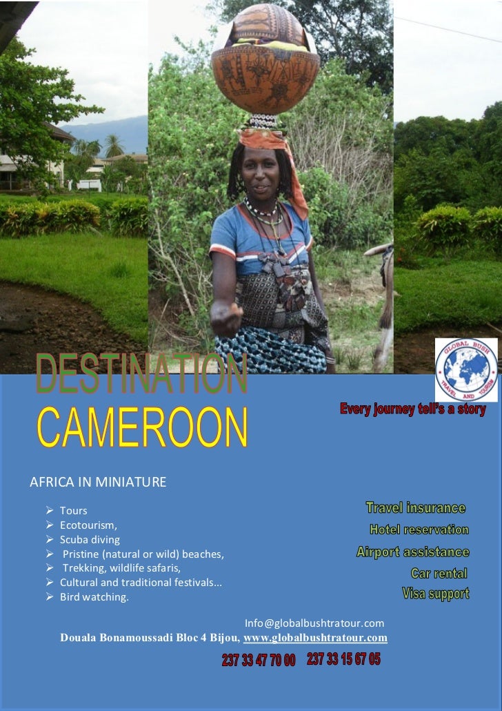 Destination cameroon tourism by global bush travel and tourism