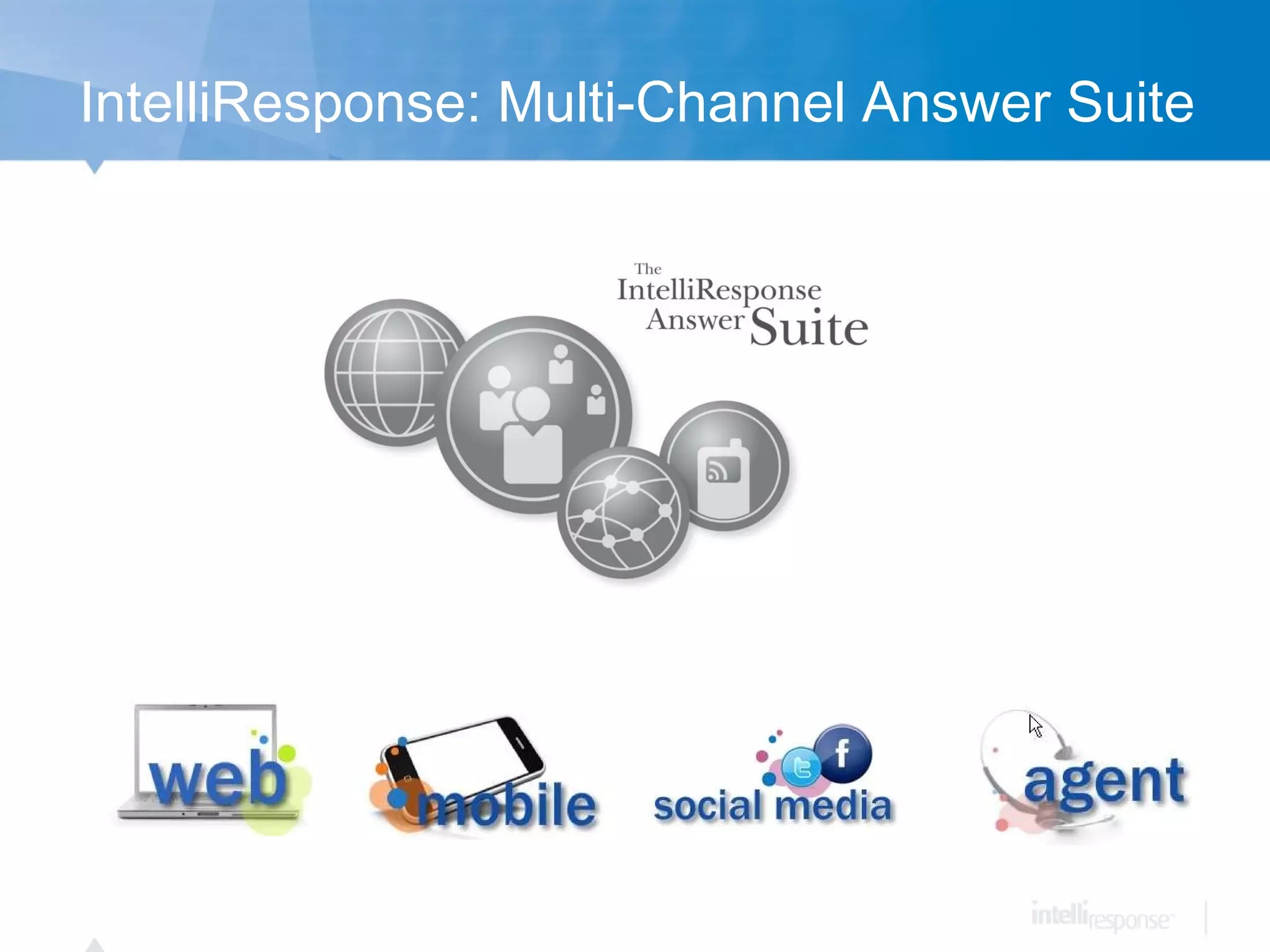 IntelliResponse: Multi-Channel Answer Suite 