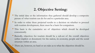 Destination Objective Sample Destination planning procedure | PPTX