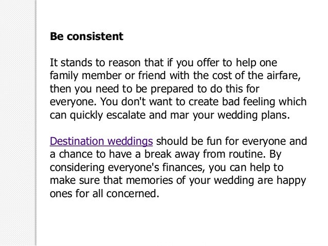 Destination Wedding Etiquette