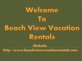 Destin Beachfront Rentals