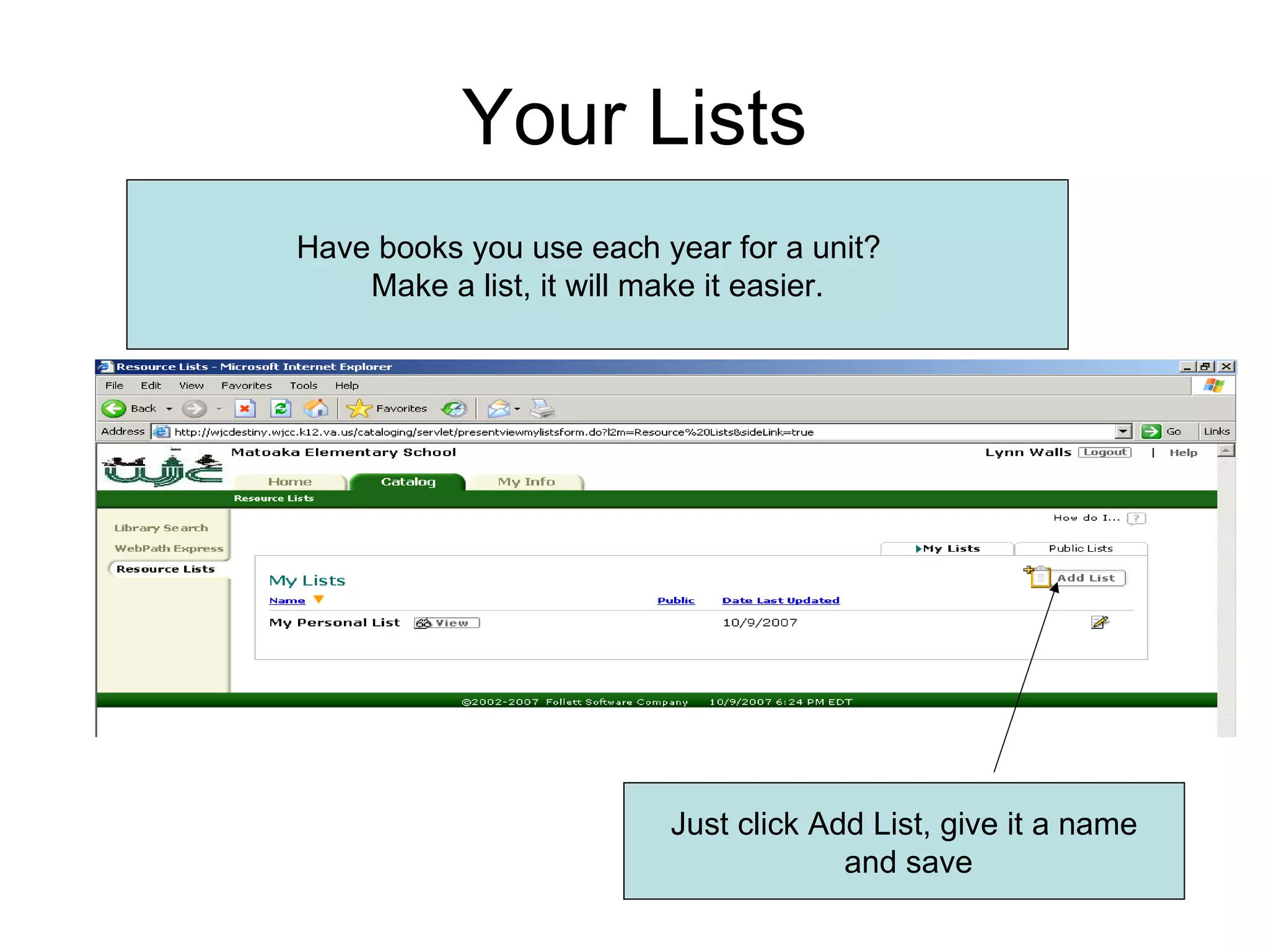 Destiny Online Catalog System PPT