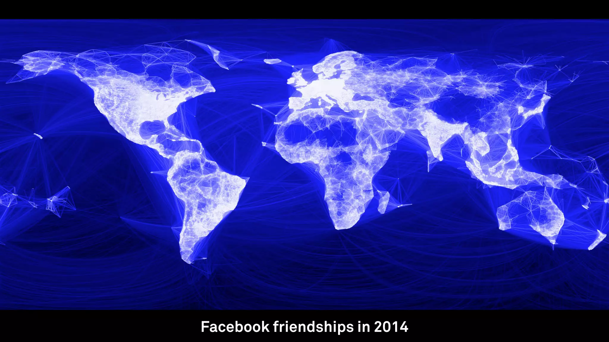 Facebook friendships in 2014
 