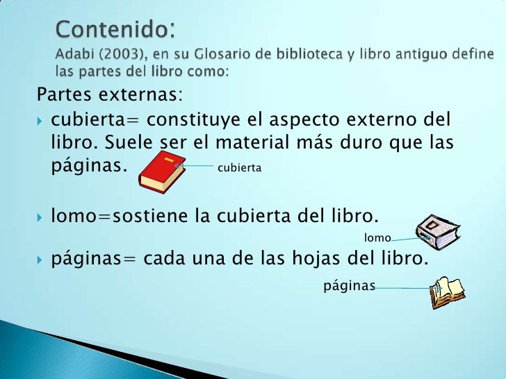 Destrezas Partes Del Libro