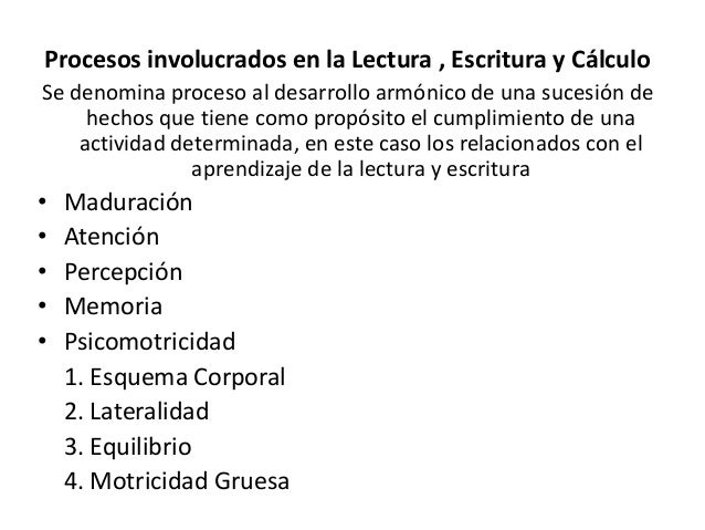 Destrezas perceptivo motoras en el aprendizaje escolar 2012