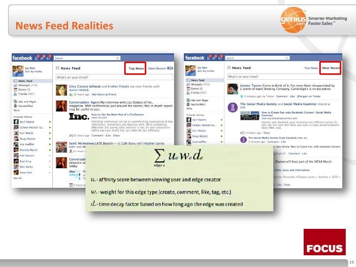 News Feed Realities<br />