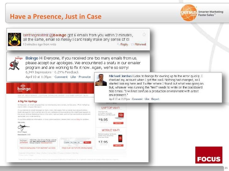 Have a Presence, Just in Case<br />