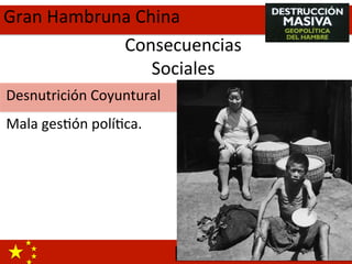 Destrucción masiva / Gran hambruna en China | PDF