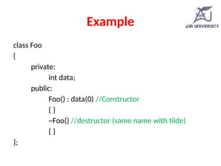 Understanding Destructors and Object Management in C++ Programming | PPTX