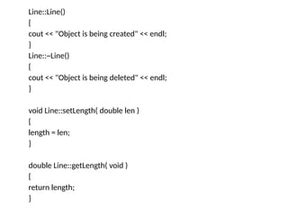 Understanding Destructors and Object Management in C++ Programming | PPTX
