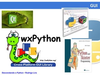 GUI
Desvendando o Python • Rodrigo Lira
 