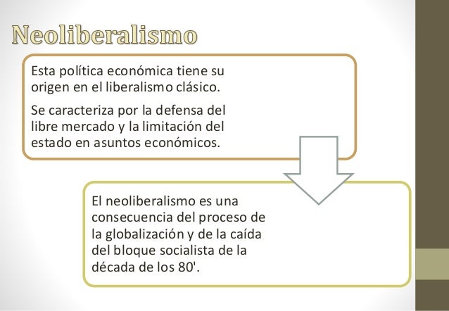 Desventajas del neoliberalismo
