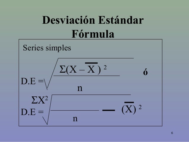 En Que Consiste La Desviacion Estandar