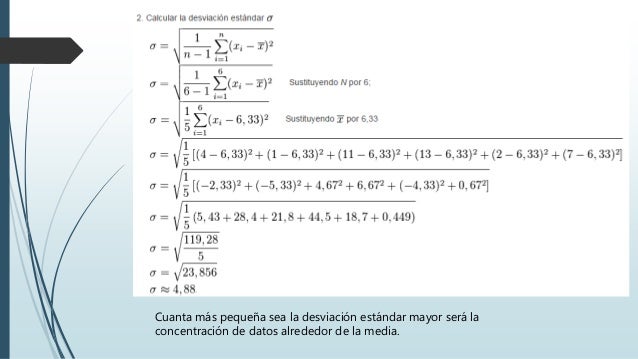 En Que Consiste La Desviacion Estandar