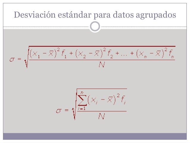 Desviacion Estandar